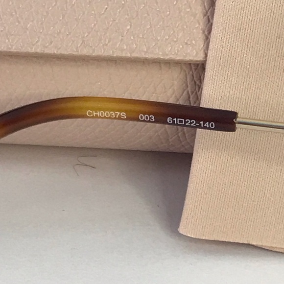 New Authentic Chloe Gold & Green Round Sunglasses HANAH COLLECTION main image 5